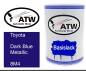 Preview: Toyota, Dark Blue Metallic, 8M4: 500ml Lackdose, von ATW Autoteile West.